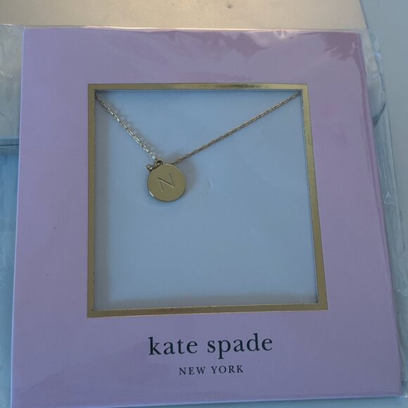 Kate Spade N inital necklace - Picture 2 of 5